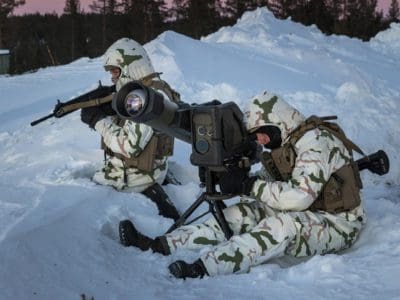 MMP firing operations at Vidsel Test Range military camp, Vidsel, Sweden. February 21st 2019. © Laurent Guichardon/MBDA.